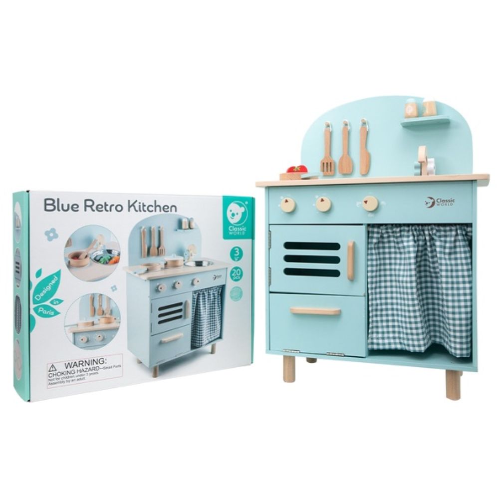 Blue Retro Kitchen