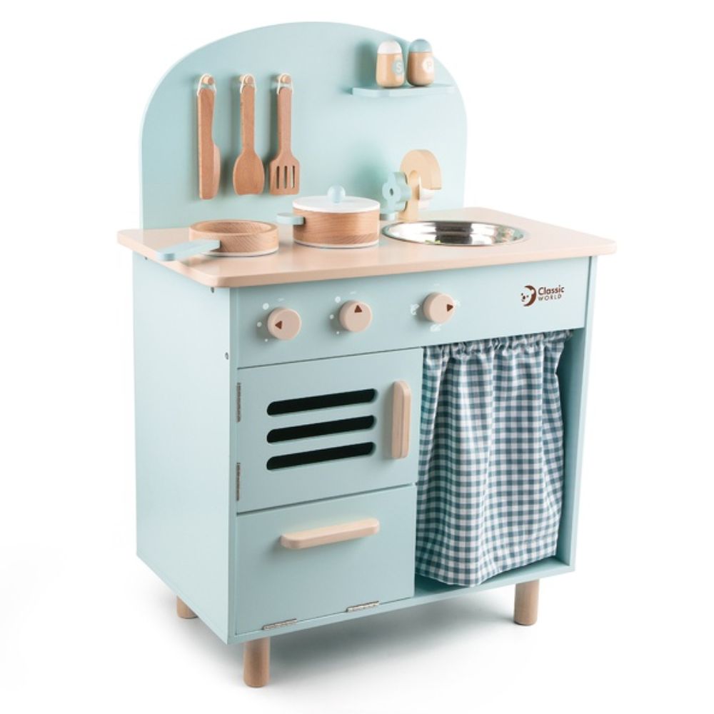 Blue Retro Kitchen