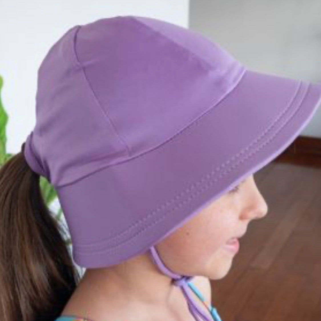 gorros uv - Ponytail bucket