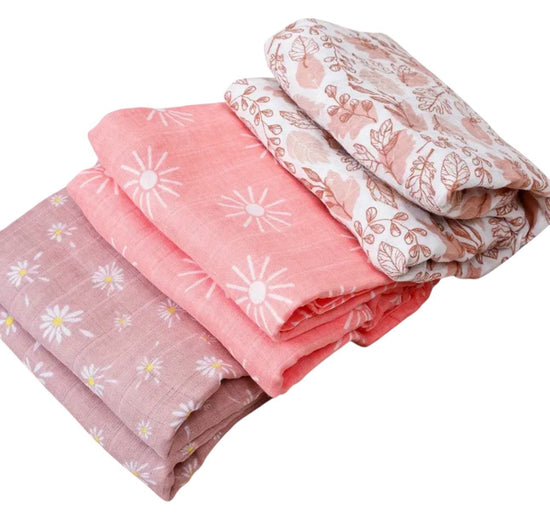 muselina floral fondo blanco