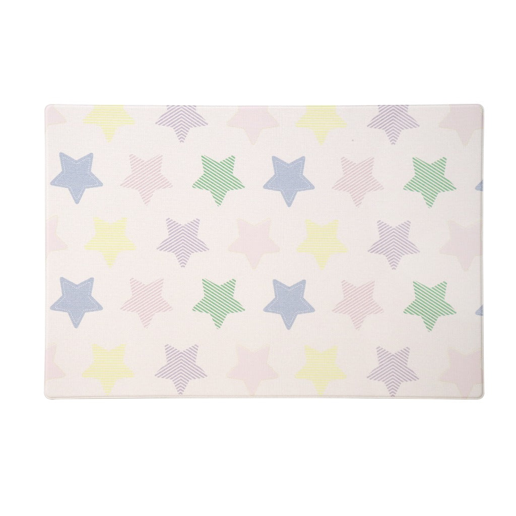 Alfombra de Juego White w/Colorful Big Stars