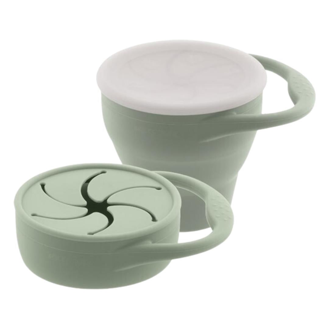 Vaso snack anti-caída verde